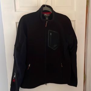 Ralph Lauren RLX black fleece performance jacket size M. Excellent condition.